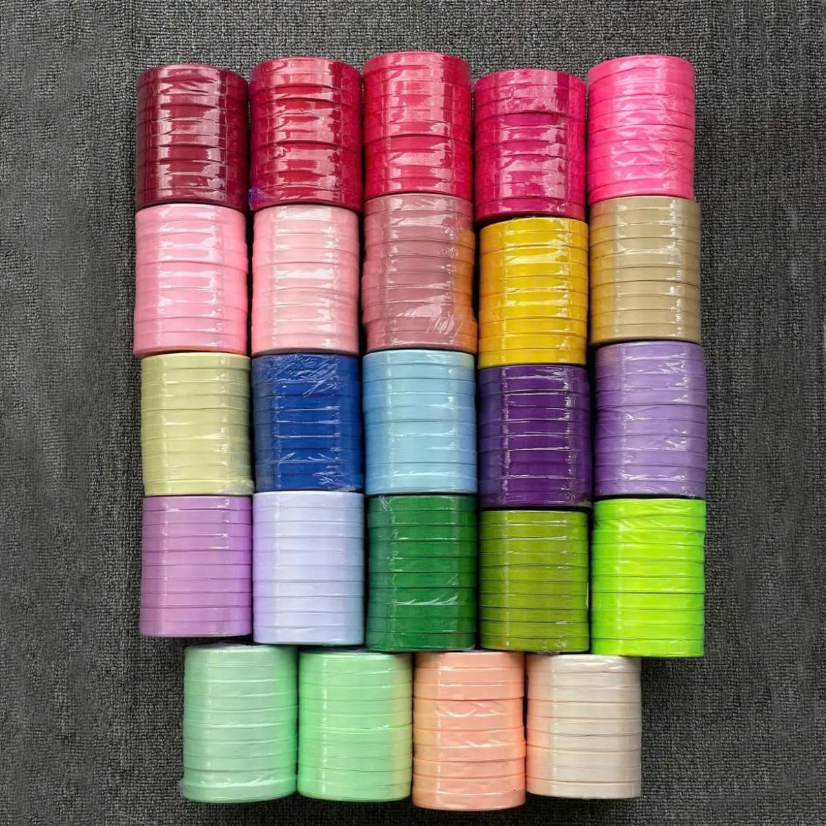 Ruy Băng Lụa Trơn 1Cm Cao Cấp