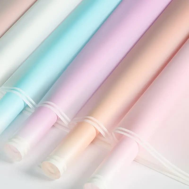 Giấy 1 Mặt Họa Tiết Viền Loang 2 Đầu Cao Cấp