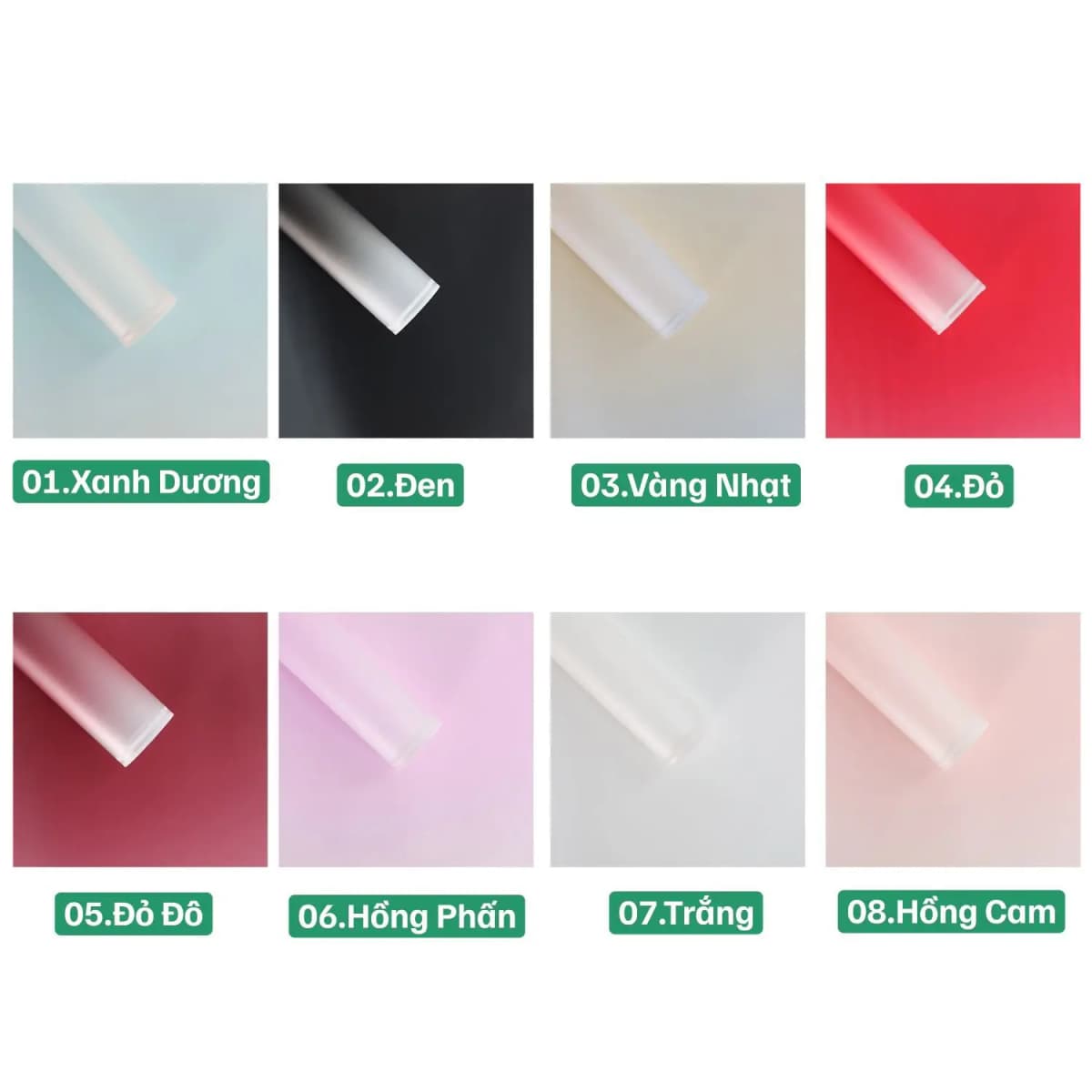 Giấy 1 Mặt Họa Tiết Viền Loang 2 Đầu Cao Cấp