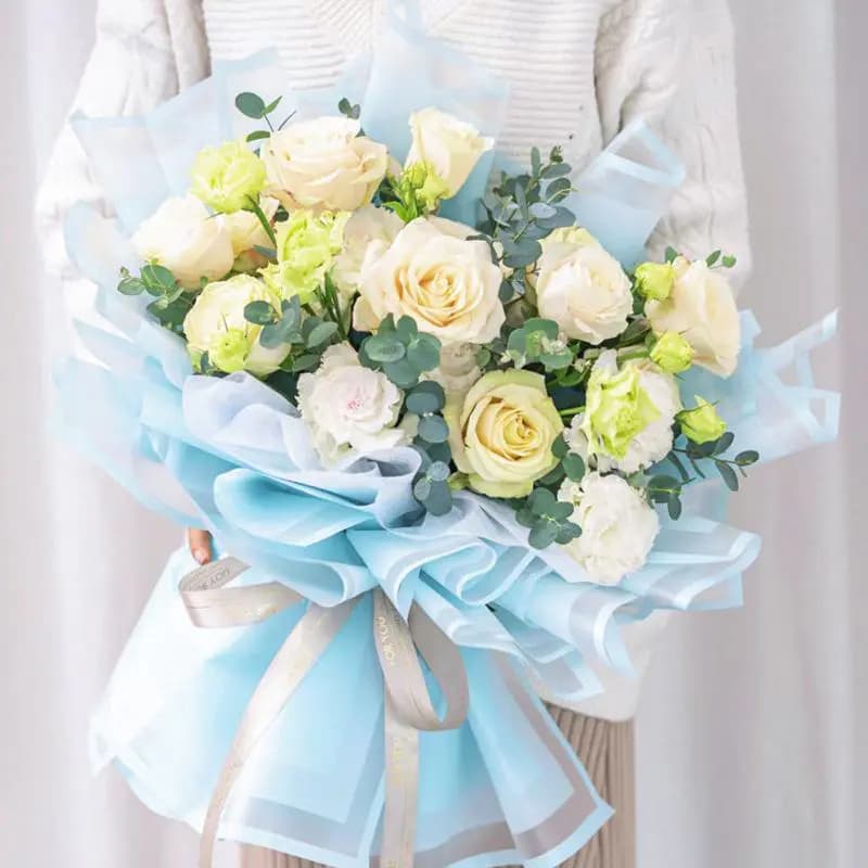 Giấy 1 Mặt Họa Tiết Viền Rộng Cao Cấp