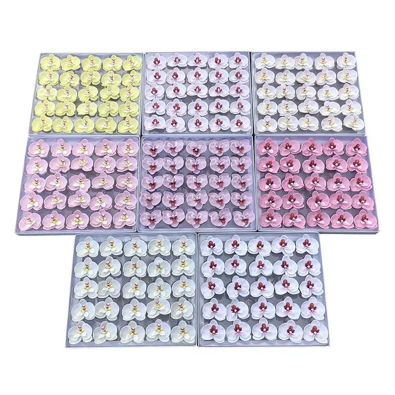 Hoa Sáp Lan Hồ Điệp Cao Cấp (Hộp 25 Bông)