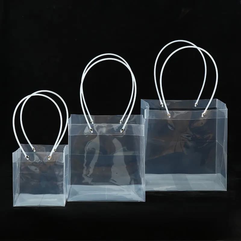 Túi Nhựa Vuông Đựng Hoa Cao Cấp (Set 10 Cái)