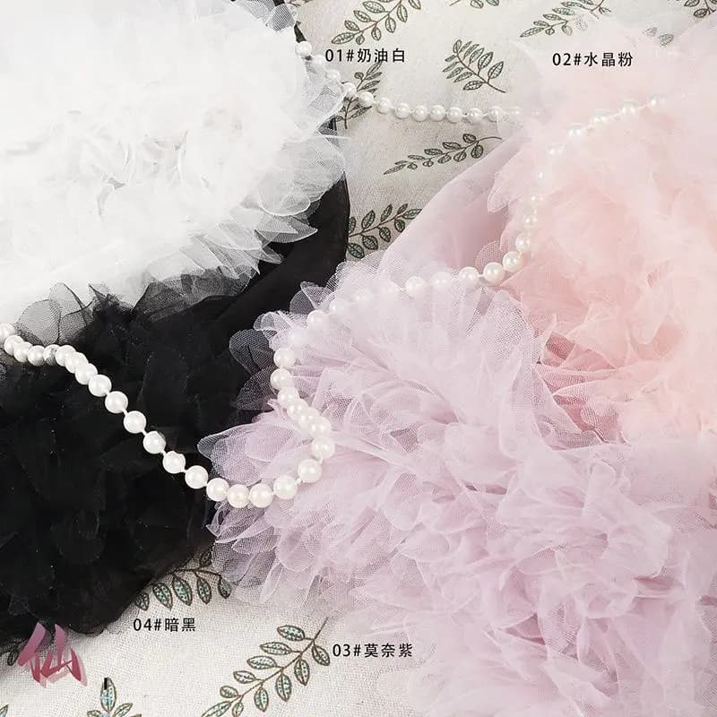 Voan Bèo Nhún May Sẵn Cao Cấp (Set 5 Cái)