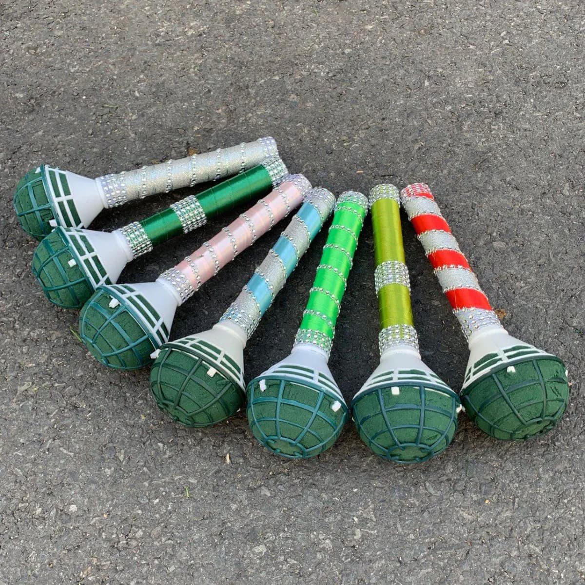 Tay Cầm Cô Dâu Trang Trí Cao Cấp (Set 6 Cái)