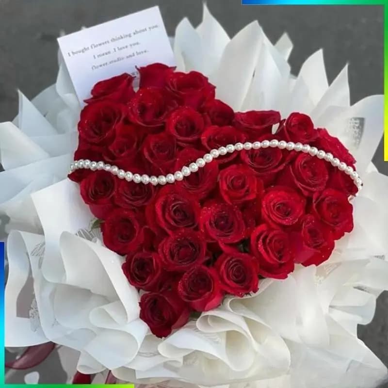 Khung Tim Nhựa Bó Hoa Cao Cấp (Set 6 Khung)