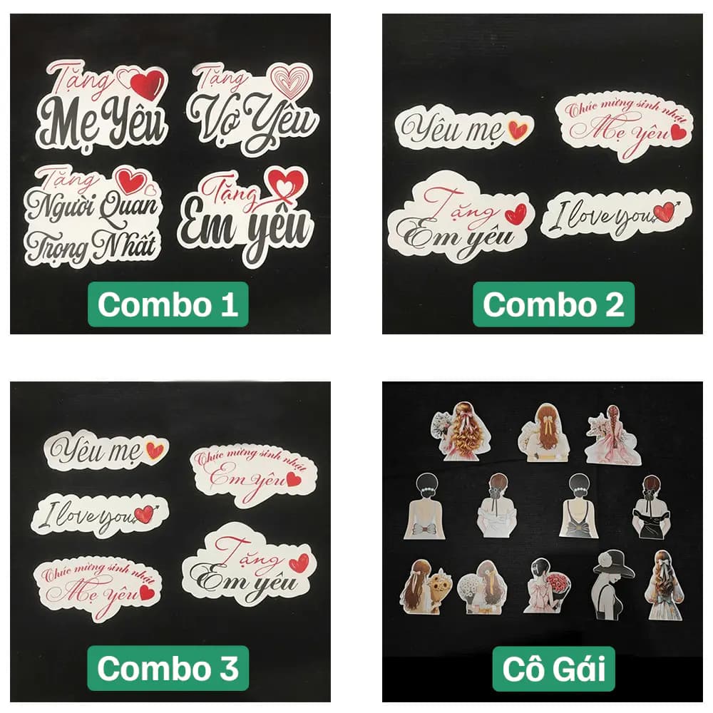 Baner Mix Cao Cấp - Set 50 Cái