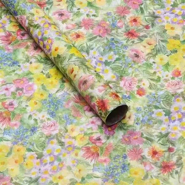 Giấy nhăn hoa sơn dầu (Xấp 20 tờ)