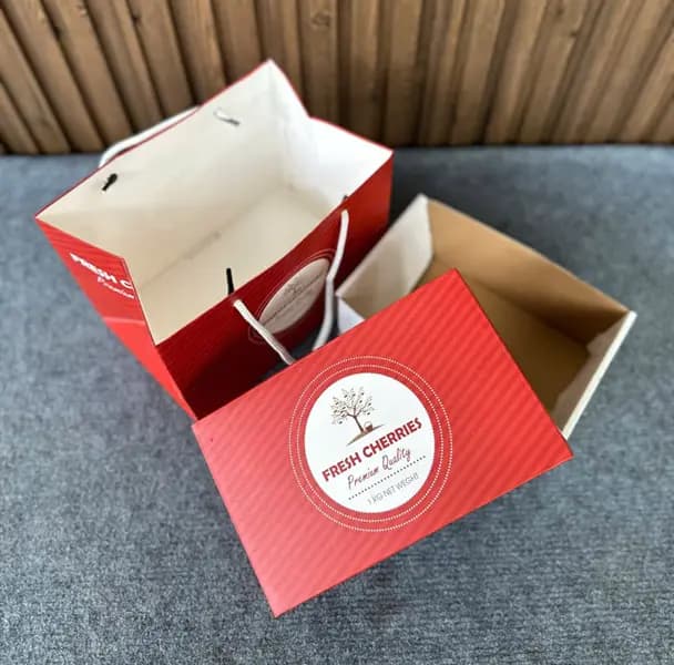 Hộp Đựng Chery Đỏ (Set 5 hộp)