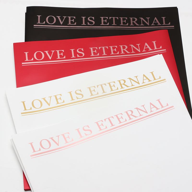 Giấy 1 Mặt Họa Tiết Love Is Enternal Cao Cấp