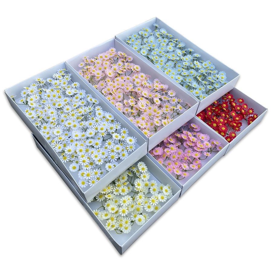 Hoa Sáp Cúc Tana Cao Cấp (Hộp 50 Chùm)