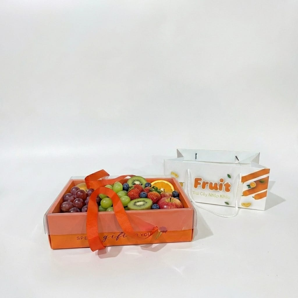 Hộp Trái Cây Specical Chữ Nhật 27x21cm(Set 10 cái)
