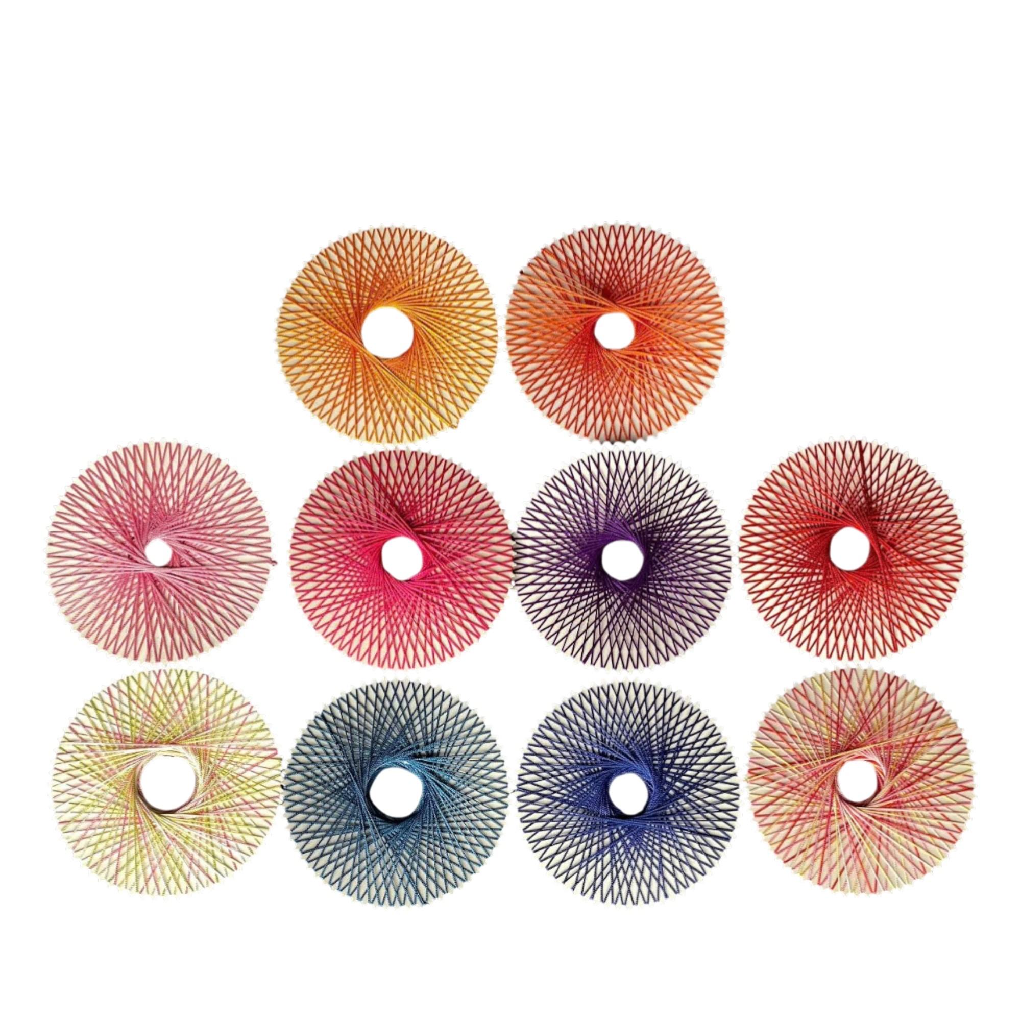 Vòng Tròn Len Trang Trí Cao Cấp (Set 10 Cái)