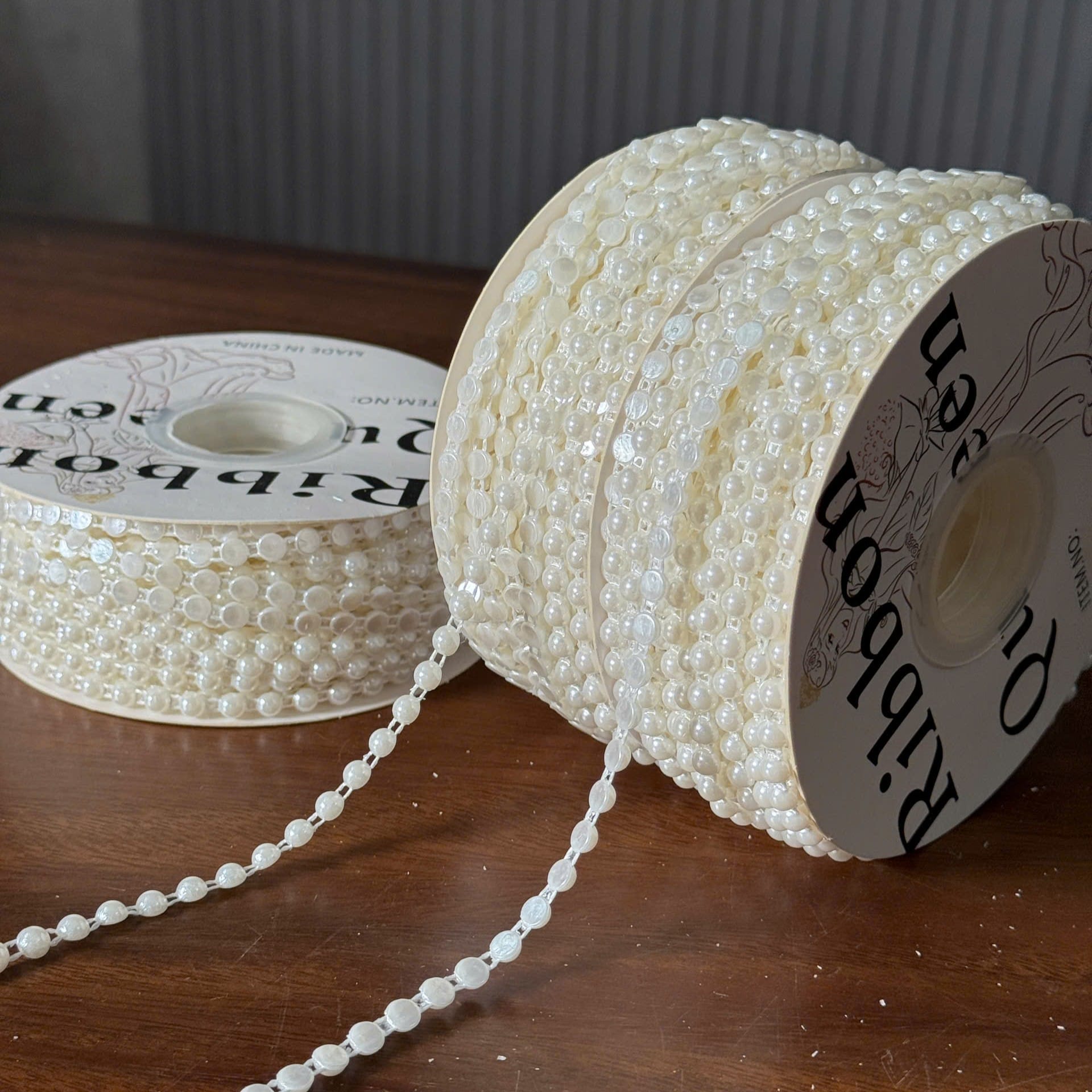 Cuộn Hạt Ngọc Nữa 6mm (25yard)