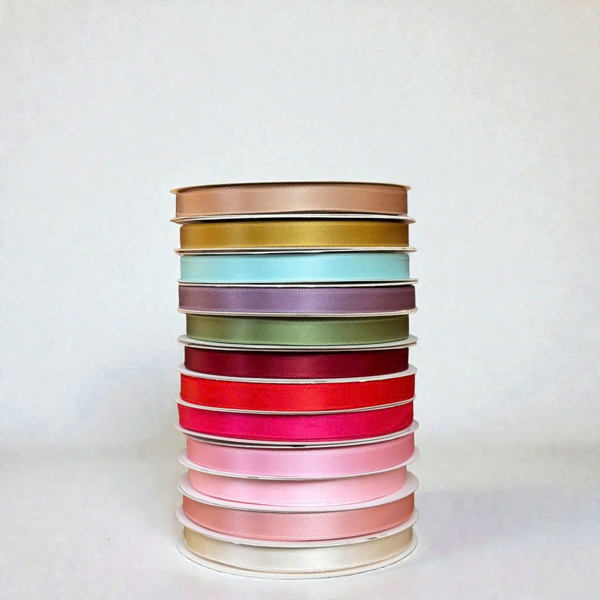 Ruy Băng Cối Satin 1cm Cao Cấp